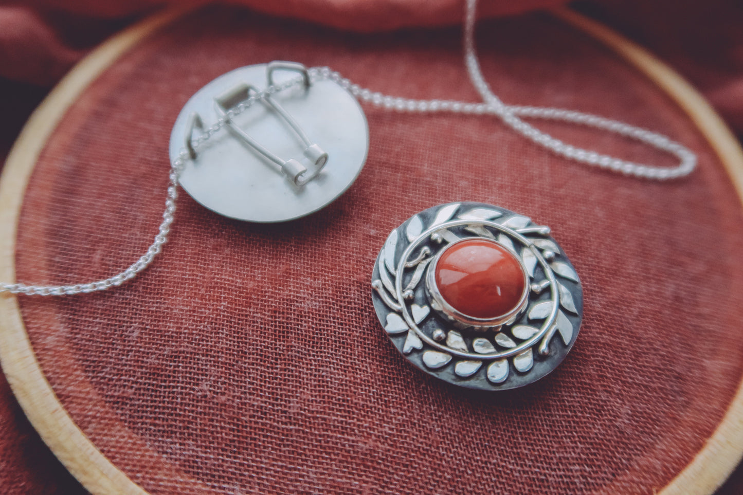 Laurel Wreath Necklace & Broch no.2